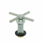 Glazennaspoeler inbouw 4-arms chroom 1/2 inch aansluiting