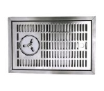 Lekbakje RVS 480 x 313 mm inbouw met glazenspoeler Schade Zie fotos