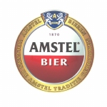 Logo met LED-verlichting 69 mm Amstel