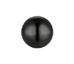 Kraanbol zwart voor DSI tapkraan, Ø 45 mm M6