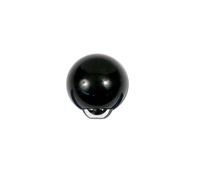 Kraanbol zwart voor tapkraan, Ø 40 mm met verloopbus chroom