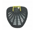 Urinoirrooster met voetbaldoel zwart