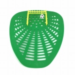 Urinoirrooster met voetbaldoel groen