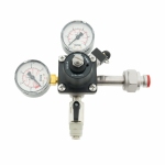 CO2-meter 0-10 bar werkdruk 7 bar 1 Uitgang JG 5/16 insteek met afsluitkraan