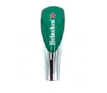 Tapknop Heineken kunststof chroom schroefdraad M10, 3/8,1/4W.