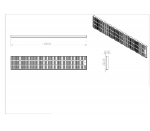 RVS lekbakje 1200 x 220 mm opbouw