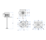 Saber Roerwerkmotor SR-20 230 V 50-60 Hz