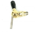 Alpha 2 compensatorkraan biertap uitloop 8 mm Gold Plated