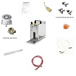 Biertapdroogkoeler zonder CO2 complete set